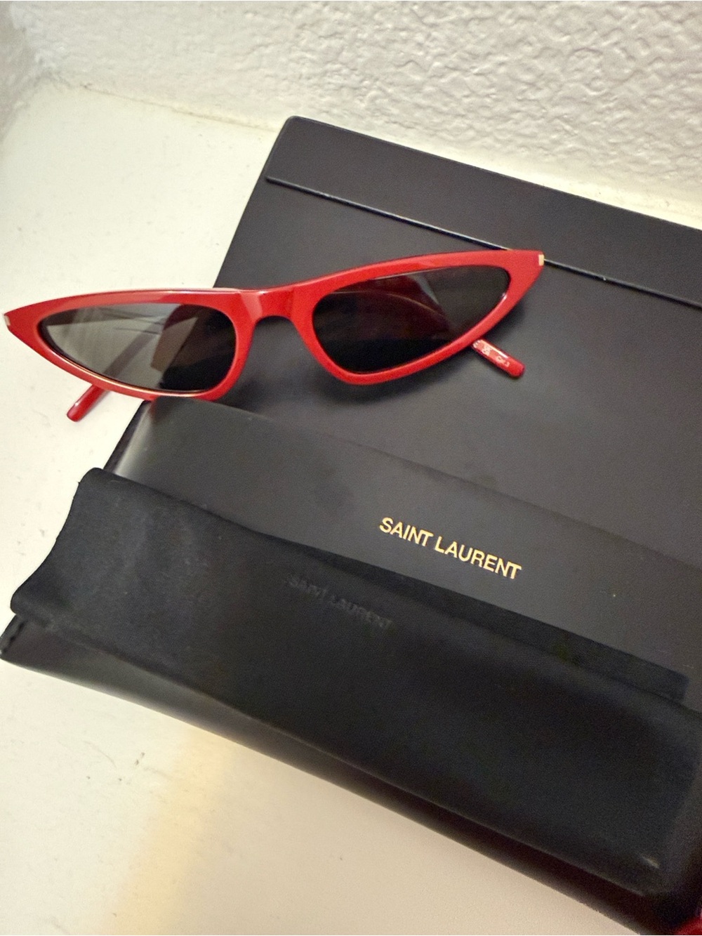 Saint Laurent SL 703 004 Slim Cat Eye Sunglasses